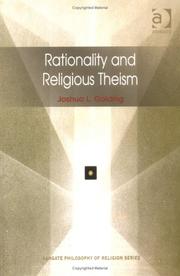 Front cover of Rationality and religious theism by Joshua L. Golding