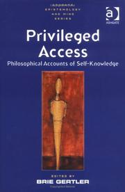 Cover of Privileged access by Brie Gertler