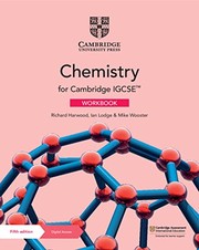 Front cover of Cambridge Igcse Chemistry. Workbook. Per le Scuole Superiori. Con e-Book. Con Espansione Online by Richard Hardwood