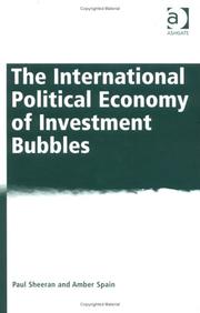 Front cover of The International Political Economy of Investment Bubbles by PAUL SHEERAN