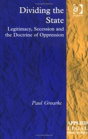 Cover of Dividing the State by Paul Groarke