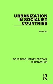 Front cover of Urbanization in Socialist Countries by Jiri Musil