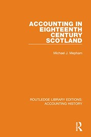 Front cover of Accounting in eighteenth century Scotland by Michael J. Mepham