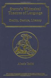 Front cover of Sterne's whimsical theatres of language by Alexis Tadié