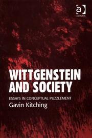 Front cover of Wittgenstein and society by G. N. Kitching
