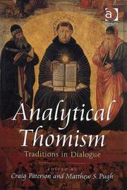Cover of Analytical Thomism by Craig Paterson