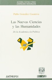 Front cover of NUEVAS CIENCIAS Y LAS HUMANIDADES, LAS by Pablo Gonzalez Casanova