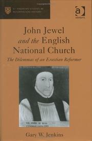 Cover of John Jewel and the English National Church by Gary W. Jenkins