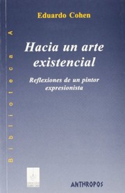 Front cover of Hacia un arte existencial by Eduardo Cohen