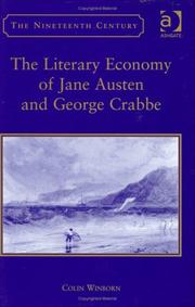 Front cover of The literary economy of Jane Austen and George Crabbe by Colin Winborn