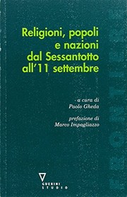 Cover of Religioni, popoli e nazioni dal Sessantotto all'11 settembre by Paolo Gheda