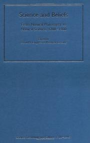 Front cover of Science and beliefs by David Marcus Knight