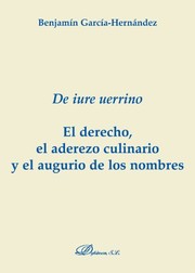Cover of De Iure Uerrino by Benjamín García-Hernandez