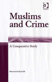 Front cover of Muslims and crime by Muzammil Quraishi