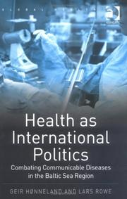 Cover of Health as international politics by Geir Hønneland
