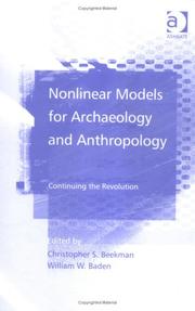 Front cover of Nonlinear models for archaeology and anthropology by Christopher Stockard Beekman