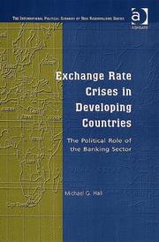 Cover of Exchange rate crises in developing countries by Michael G. Hall