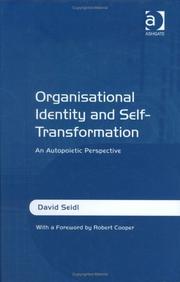 Front cover of ORGANISATIONAL IDENTITY AND SELF-TRANSFORMATION: AN AUTOPOIETIC PERSPECTIVE by DAVID SEIDL