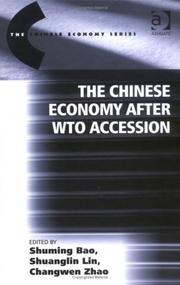 Front cover of The Chinese economy after WTO accession by Shuanglin Lin