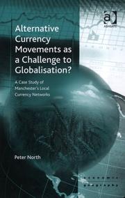 Cover of Alternative currency movements as a challenge to globalisation? by Peter North