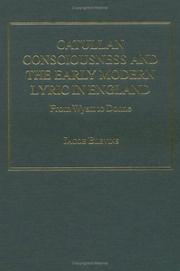 Front cover of Catullan consciousness and the early modern lyric in England by Jacob Blevins