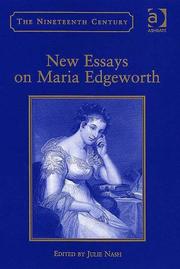Front cover of New Essays on Maria Edgeworth by Julie Nash