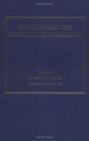 Front cover of Writing history, constructing religion by James G. Crossley