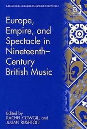 Front cover of Europe, empire, and spectacle in nineteenth-century British music by Rachel Cowgill