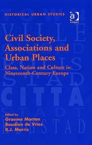Front cover of Civil society, associations, and urban places by Graeme Morton