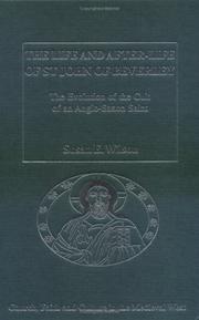 Front cover of The life and after-life of St. John of Beverley by Susan E. Wilson