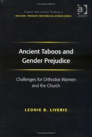 Front cover of Ancient taboos and gender prejudice by Leonie B. Liveris