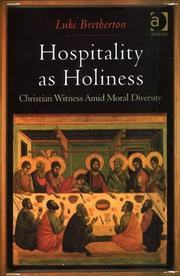 Front cover of Hospitality as holiness by Luke Bretherton
