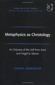 Front cover of Metaphysics as christology by Jonael Schickler