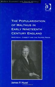 Front cover of The popularization of Malthus in early nineteenth century England by James P. Huzel