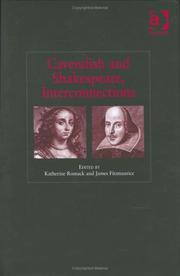 Front cover of Cavendish and Shakespeare, Interconnections by James Fitzmaurice