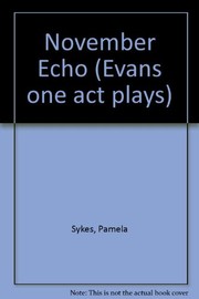 Cover of November echo by Pamela Sykes
