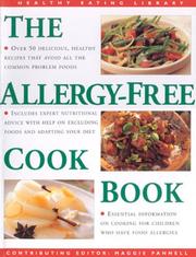 Front cover of The allergy-free cookbook by Anness Editorial