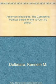 Cover of American ideologies by Kenneth M. Dolbeare