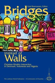 Front cover of Bridges instead of walls by Lissi Rasmussen
