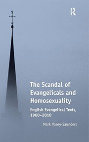 Front cover of Scandal of Evangelicals and Homosexuality by Mark Vasey-Saunders