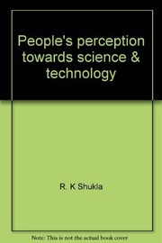 Front cover of People's perception towards science & technology by R. K. Shukla