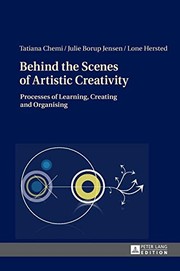 Front cover of Behind the Scenes of Artistic Creativity by Tatiana Chemi