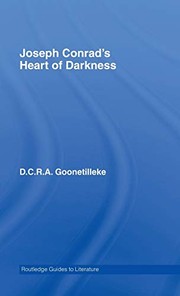 Front cover of Joseph Conrad's heart of darkness by D. C. R. A. Goonetilleke