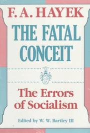 Cover of The Fatal Conceit by Friedrich A. von Hayek