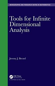 Cover of Tools for Infinite Dimensional Analysis by Jeremy J. Becnel