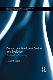 Cover of Democracy, Intelligent Design, and Evolution by Susan P. Liebell