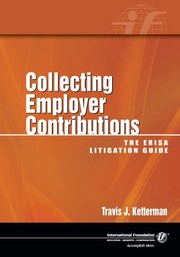 Front cover of Collecting employer contributions by Travis J. Ketterman