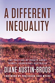 Cover of A different inequality by Diane J. Austin-Broos