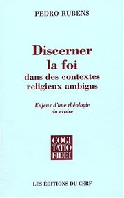 Front cover of Discerner la foi dans des contextes religieux ambigus by Pedro Rubens de Oliveira