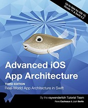 Cover of Advanced IOS App Architecture by raywenderlich Tutorial Team